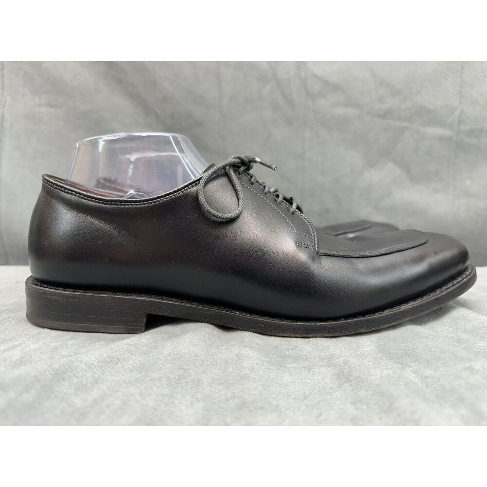 Allen Edmonds Delray Mens 9 D 1208 Black Leather Split Toe Derby Dress Shoes